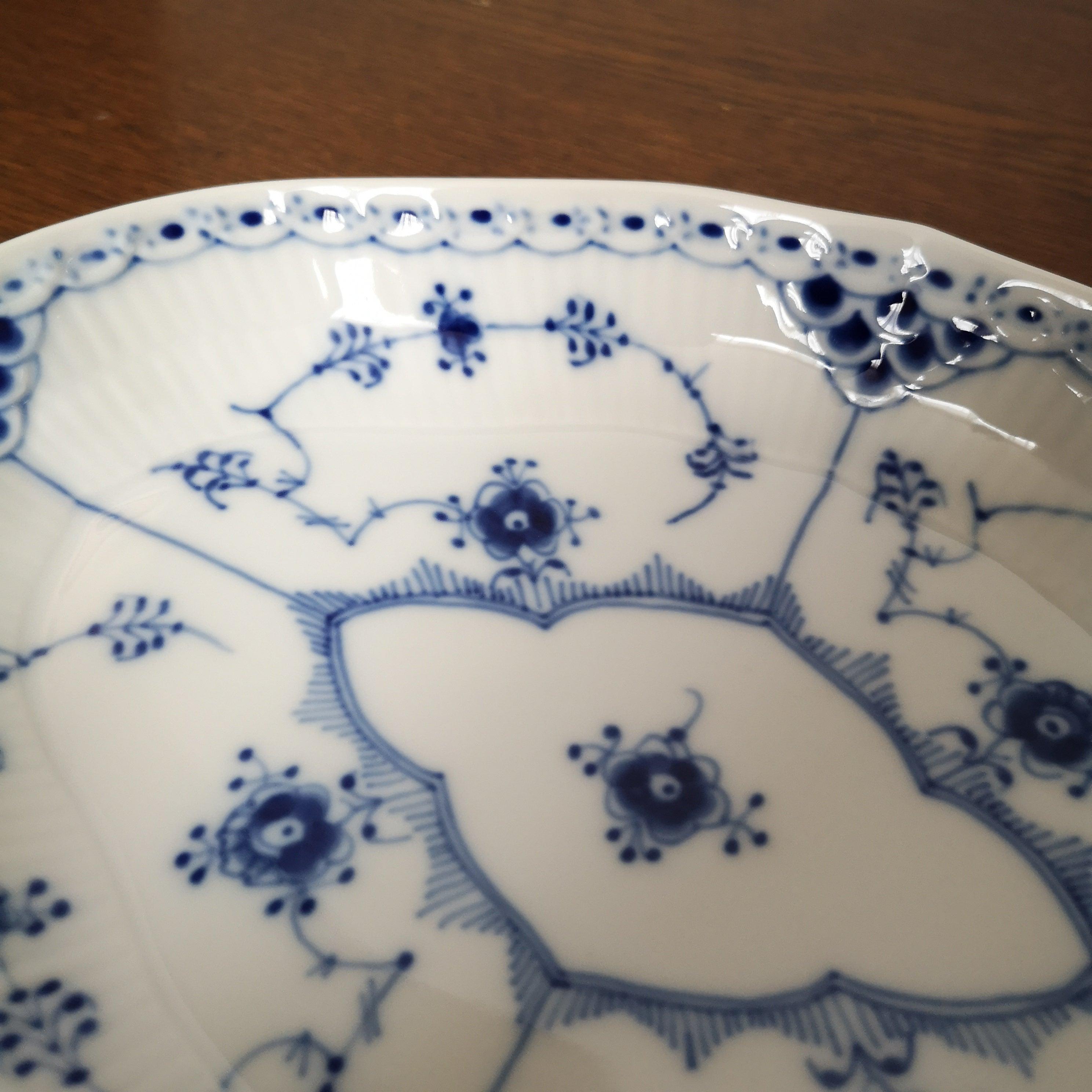 Royal Copenhagen Blue Fluted Half Lace 353|  ロイヤルコペンハーゲン　ブルーフルーテッド